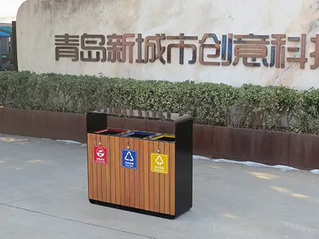 户外分类垃圾桶,