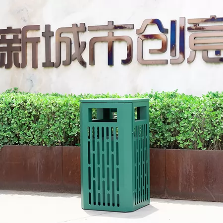 铁艺垃圾箱 铁艺垃圾箱