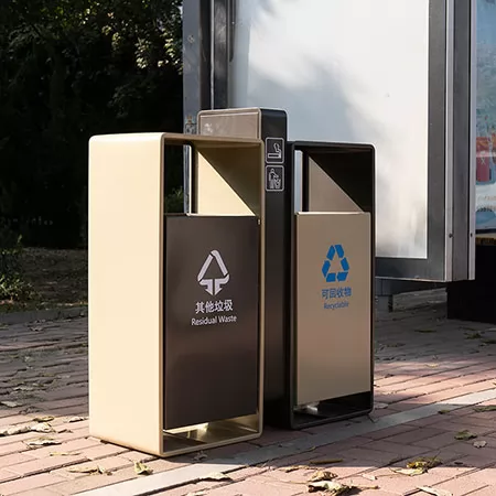 双桶果皮箱