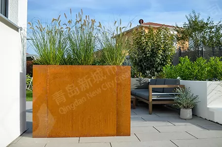 不锈钢景观花箱