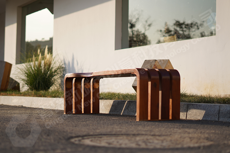 实木公园椅,户外休闲座椅,户外长凳,防腐木长凳