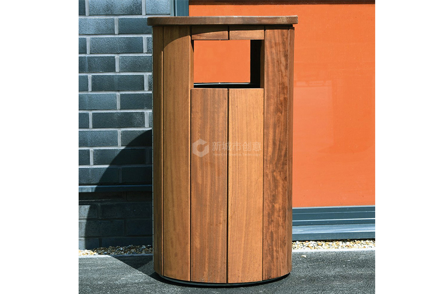 户外垃圾桶,钢木果皮箱,环保垃圾箱