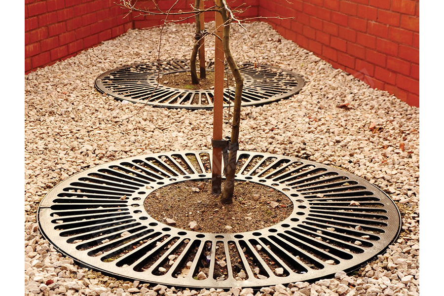 铸铁圆形树篦子,绿化树池盖板,树穴篦子