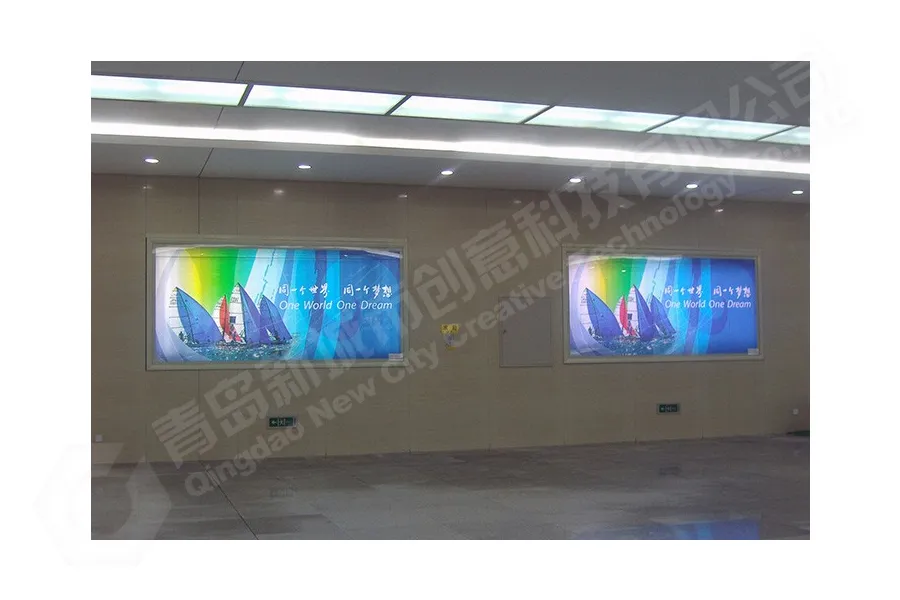 火车站站厅灯箱,火车站站厅灯箱定制，青岛灯箱定做