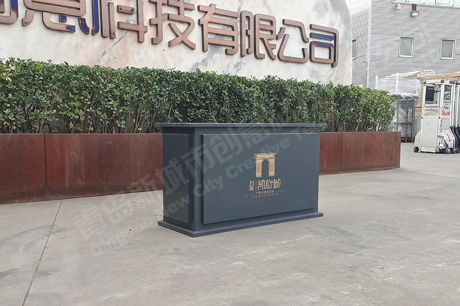 室内外花箱,户外花箱,铁艺花箱,户外成品花箱,道路花箱厂家