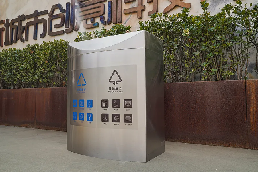 不锈钢垃圾桶,分类垃圾桶,户外垃圾桶