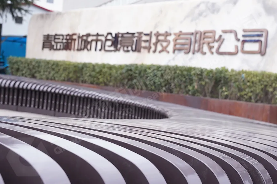 不锈钢异形坐凳,切片不锈钢坐凳,景观坐凳,商场休闲坐凳