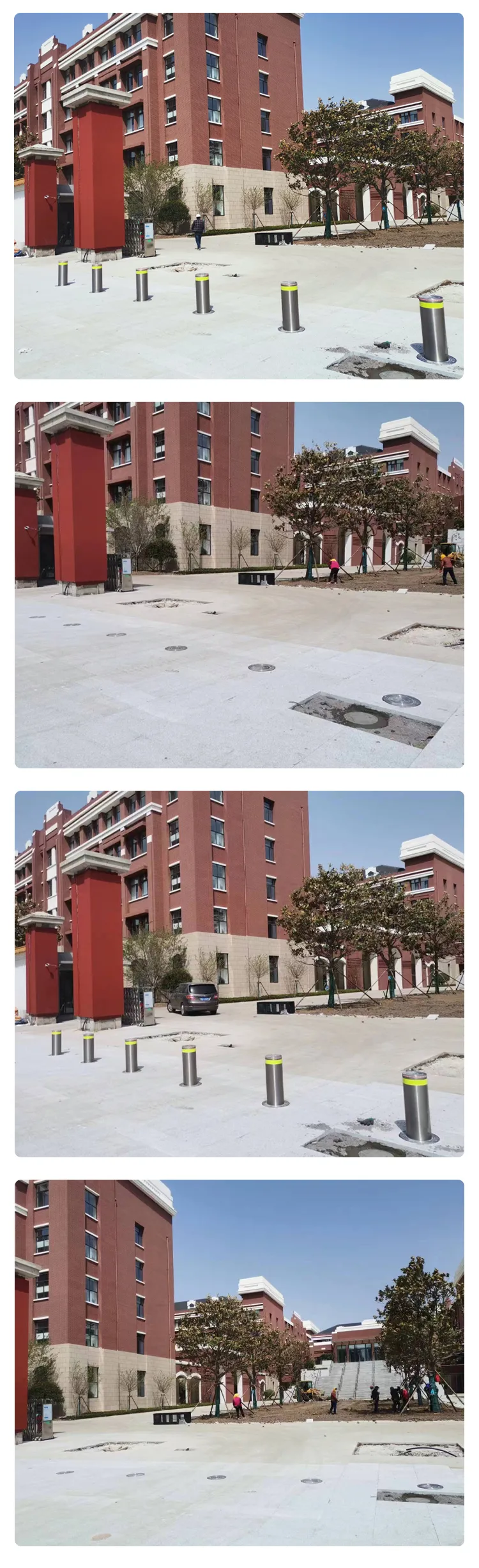 自动升降路桩