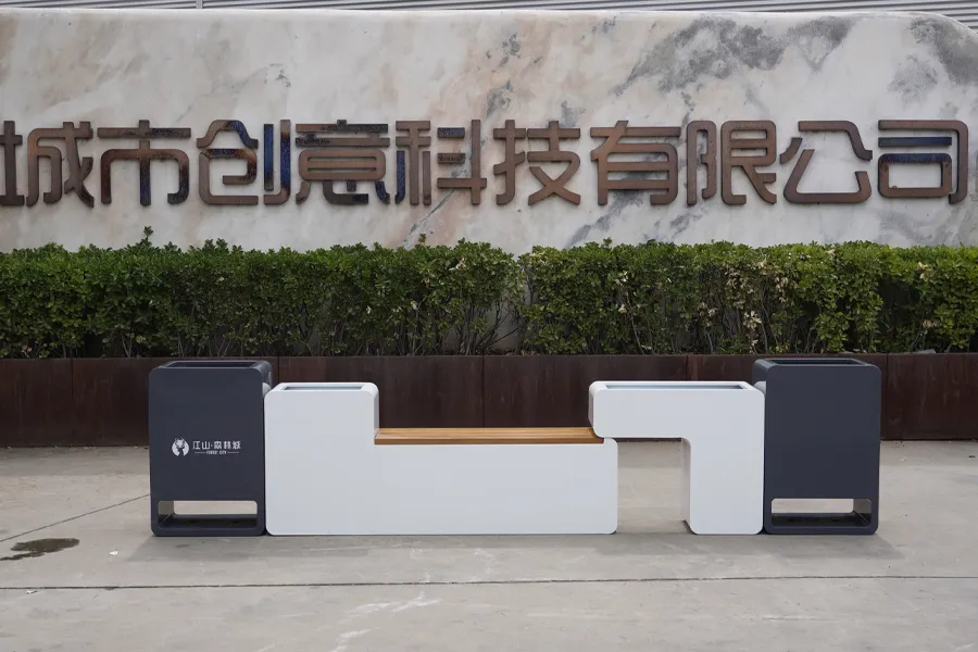 花箱座椅,公园坐凳,景观花箱座凳