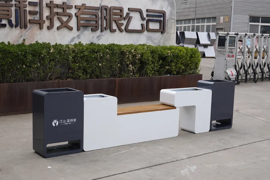 花箱座椅,公园坐凳,景观花箱座凳