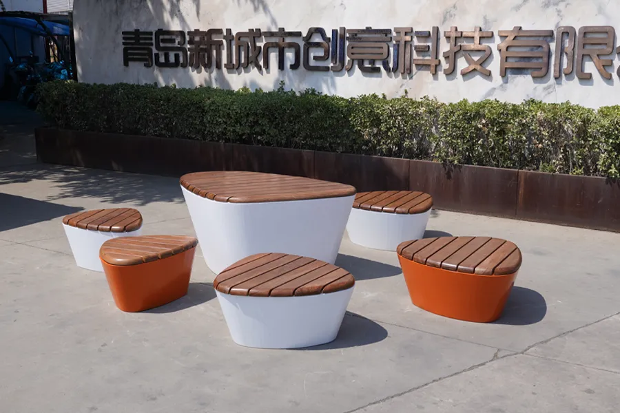 户外座凳组合,露天桌椅,露天桌凳组合