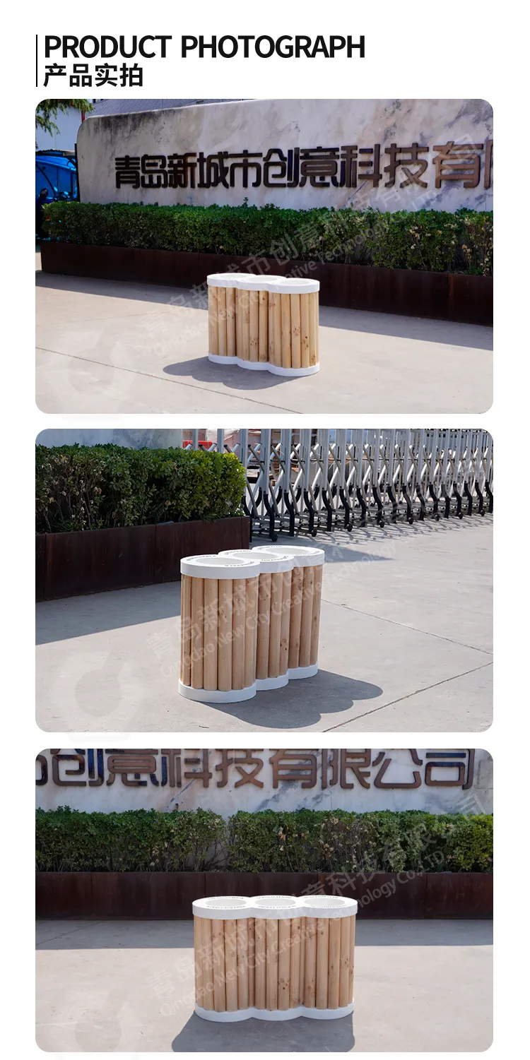 不锈钢分类垃圾桶