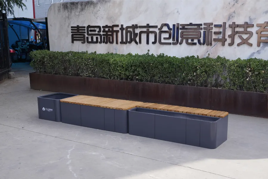 花箱式座椅,户外花箱座凳,景观座椅,种植花箱椅