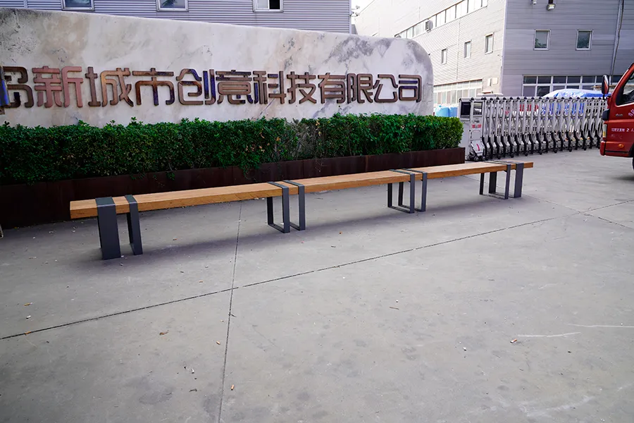 公园坐凳,户外坐凳,铁艺座凳,景观长凳