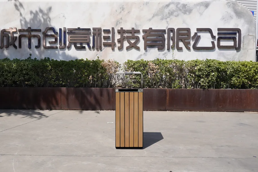 防腐木垃圾桶,户外环卫垃圾箱,果皮箱