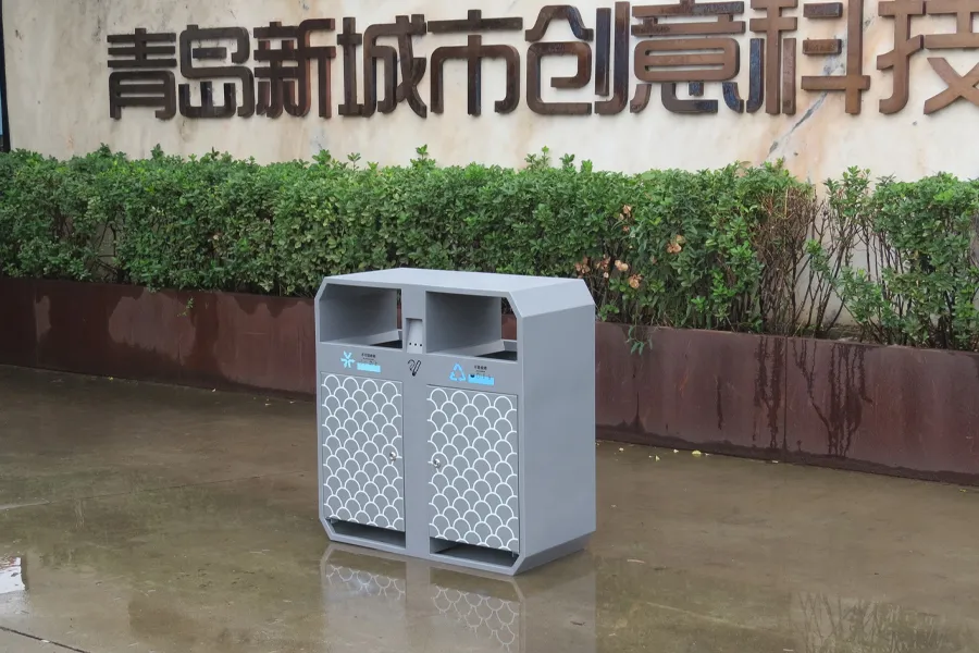 分类垃圾桶,户外垃圾桶,铁艺分类垃圾箱,环卫果皮箱