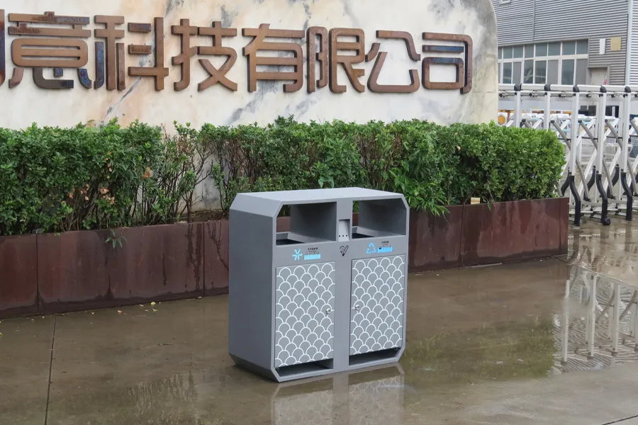 分类垃圾桶,户外垃圾桶,铁艺分类垃圾箱,环卫果皮箱