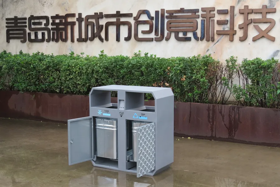 分类垃圾桶,户外垃圾桶,铁艺分类垃圾箱,环卫果皮箱