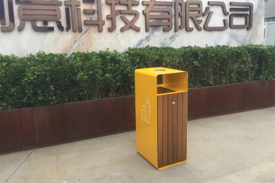 户外垃圾桶,环卫钢木垃圾箱,公园垃圾收纳桶,街道垃圾箱