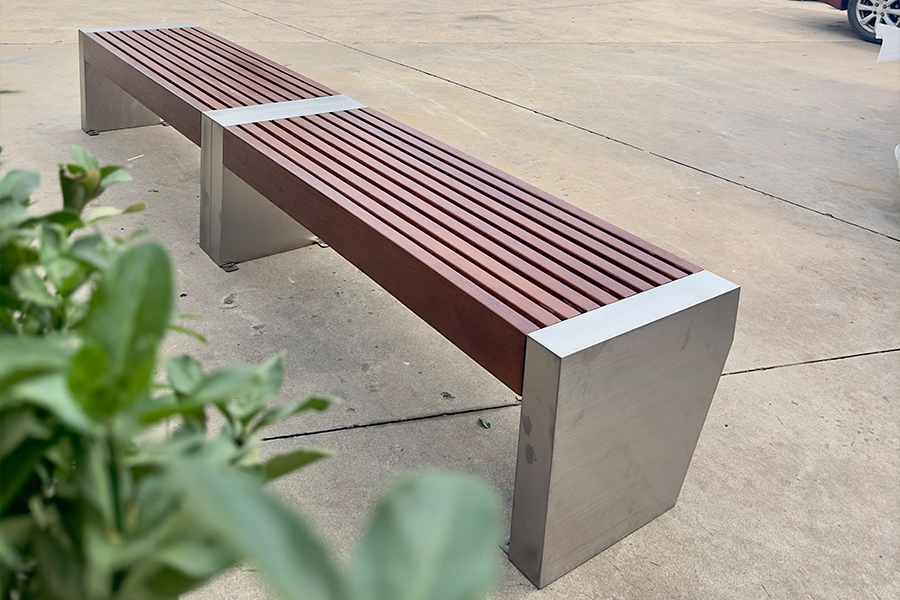 不锈钢坐凳,户外休闲凳,公园长凳,景观坐凳