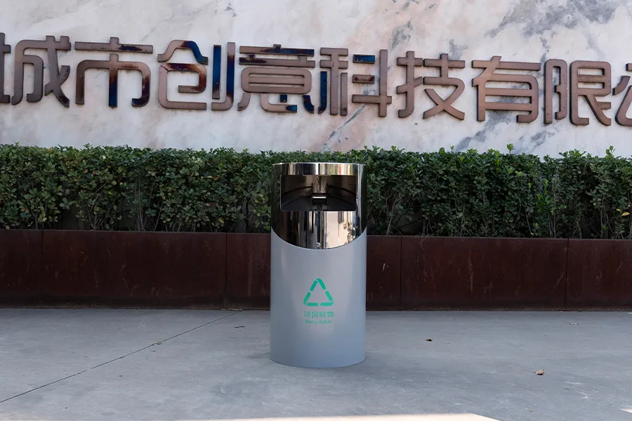 户外垃圾桶,景观垃圾箱,不锈钢圆形垃圾桶,环卫果皮箱