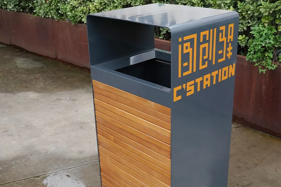 户外不锈钢果皮箱,公园垃圾箱,室外大号垃圾桶