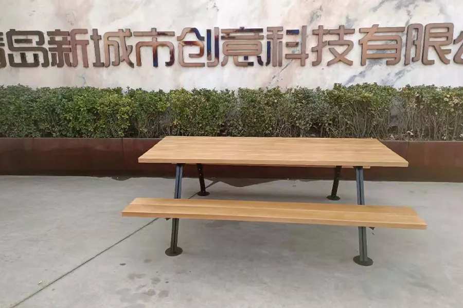 户外桌椅组合,实木桌凳,休闲组合桌椅
