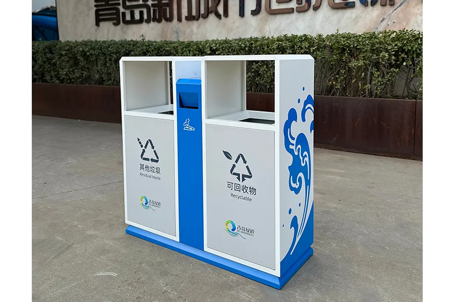 分类垃圾桶,户外垃圾箱,垃圾桶厂家,双桶环卫果皮箱