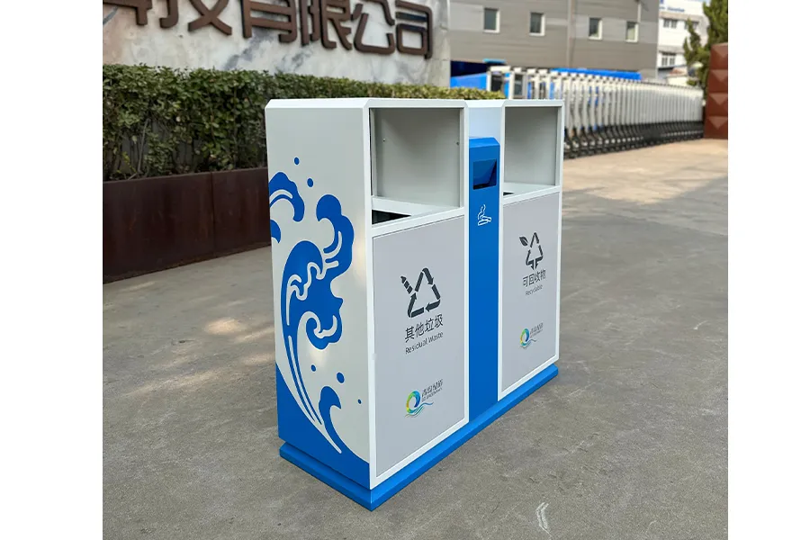 分类垃圾桶,户外垃圾箱,垃圾桶厂家,双桶环卫果皮箱