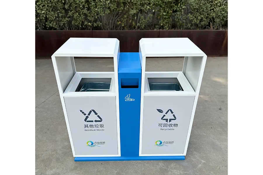 分类垃圾桶,户外垃圾箱,垃圾桶厂家,双桶环卫果皮箱