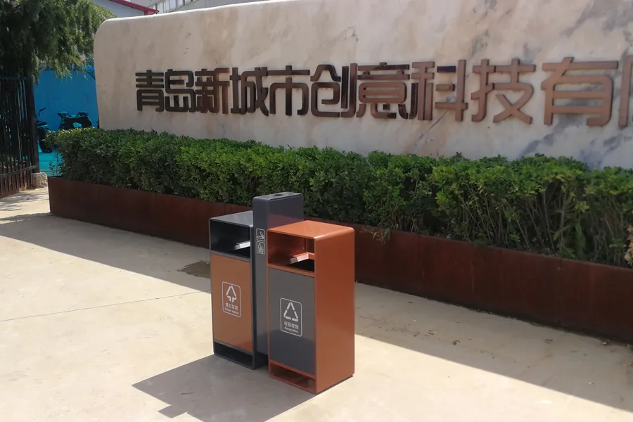 户外分类垃圾桶,双桶垃圾箱,不锈钢垃圾桶厂家,公园垃圾桶,广告垃圾桶