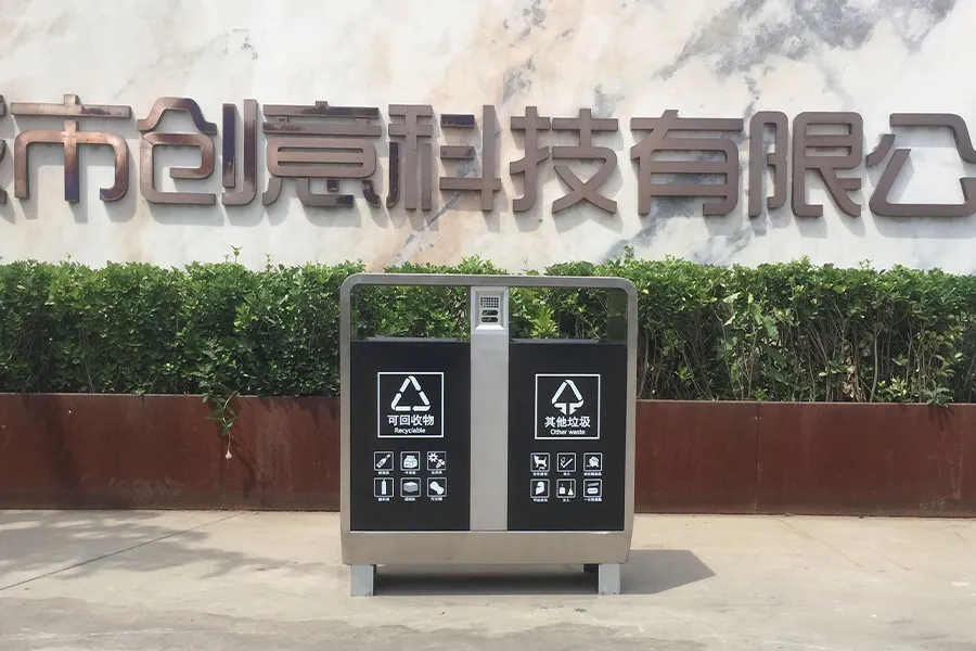户外分类垃圾桶,双桶201不锈钢垃圾箱,环卫分类垃圾箱,分类垃圾桶价格