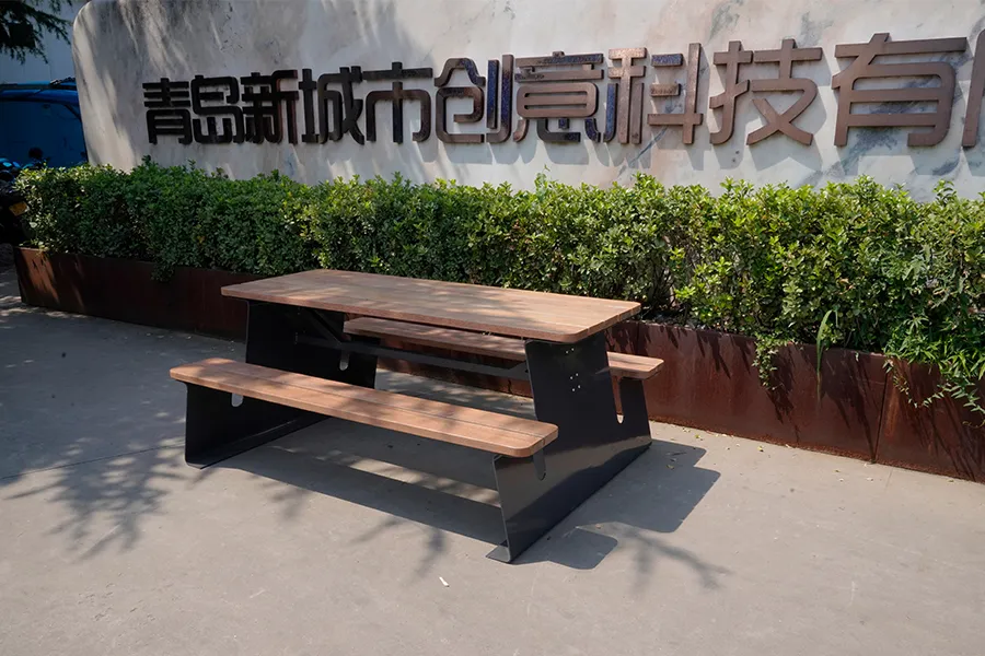 户外桌椅组合,户外桌椅,连体桌椅组合,公园桌椅组合