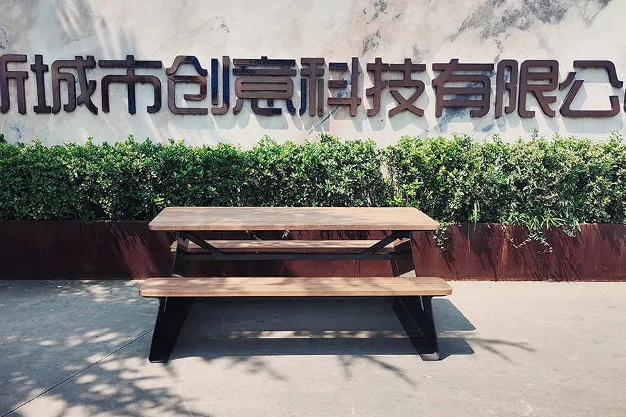 户外桌椅组合,户外桌椅,连体桌椅组合,公园桌椅组合