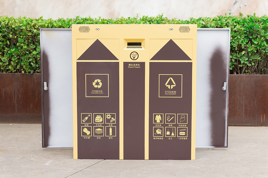 不锈钢垃圾桶,户外垃圾箱,分类垃圾筒,智慧果皮箱,环保分类果皮箱