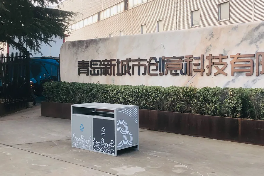 分类垃圾桶,户外垃圾桶,铁艺分类垃圾箱
