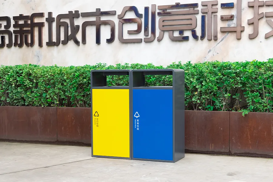不锈钢垃圾桶,分类垃圾箱,户外垃圾筒,室外环卫果皮箱