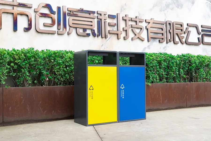 不锈钢垃圾桶,分类垃圾箱,户外垃圾筒,室外环卫果皮箱