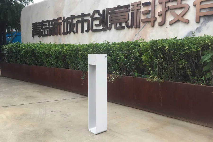熄烟柱,简约户外灭烟柱,烟头垃圾桶厂家