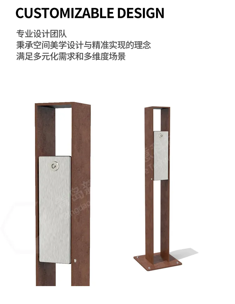 不锈钢烟蒂柱