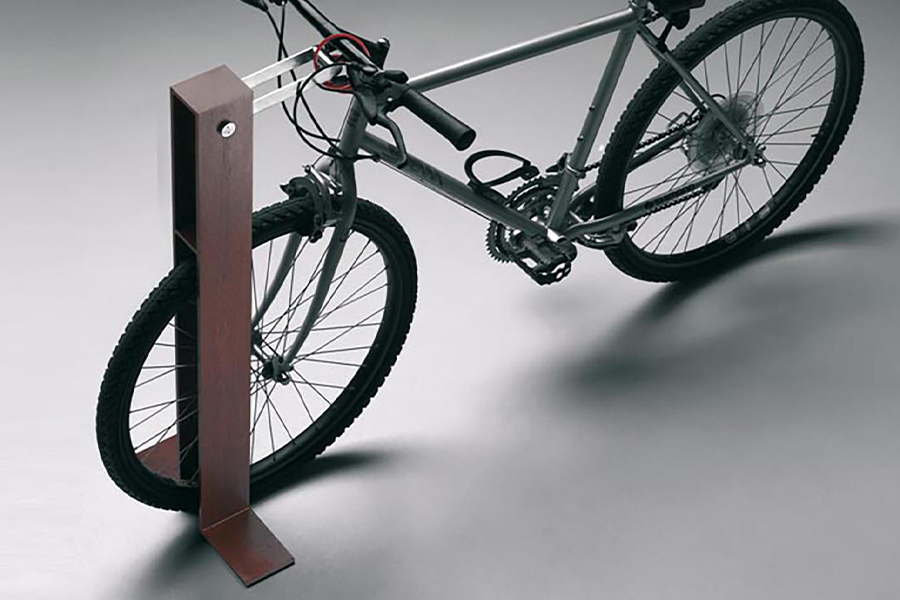 不锈钢自行车架,单车摆放架,卡位式非机动停车架,公共自行车栓车柱