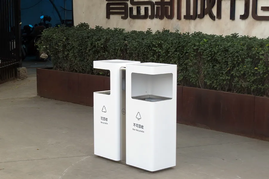 不锈钢垃圾桶,户外分类垃圾箱,分类垃圾桶价钱,青岛垃圾桶厂家