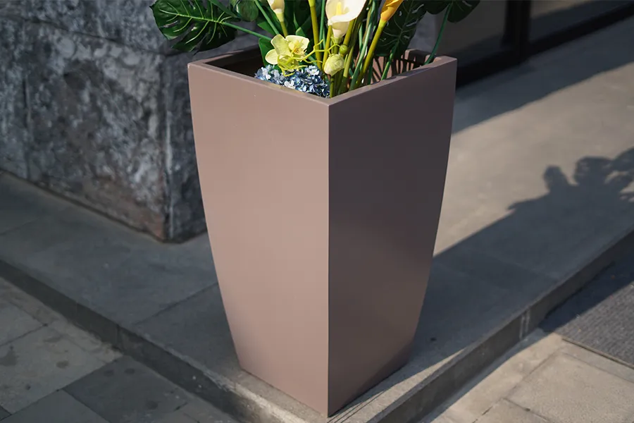 不锈钢花箱,户外花钵花箱,道路花箱
