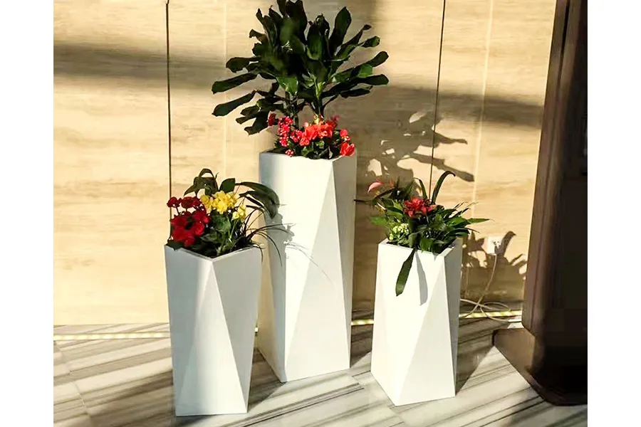 不锈钢花箱,户外花箱,铁艺花箱