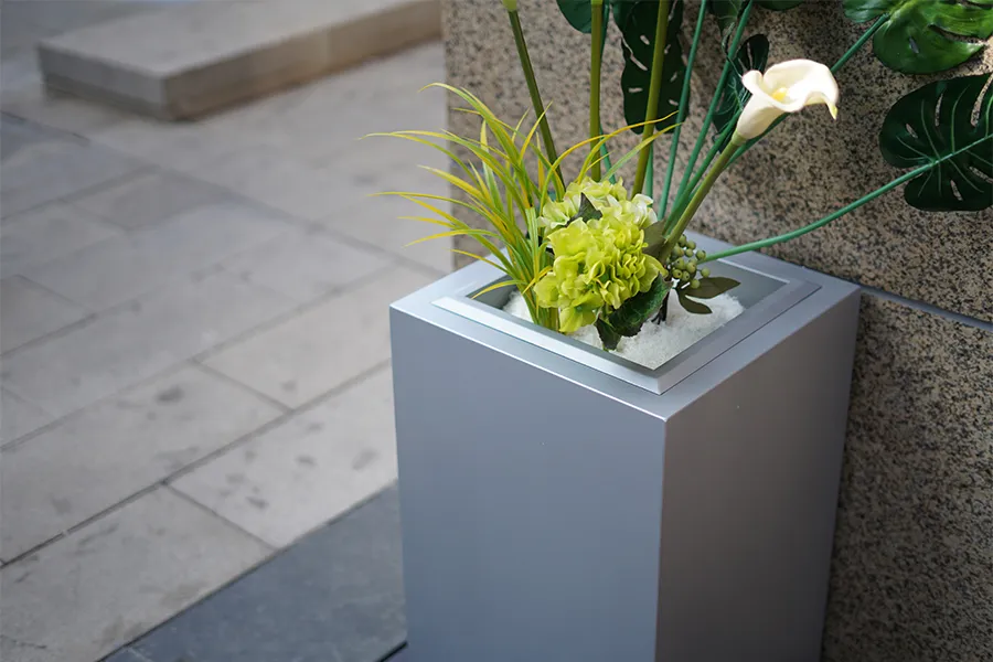 不锈钢花箱,室内外组合花钵,户外花箱