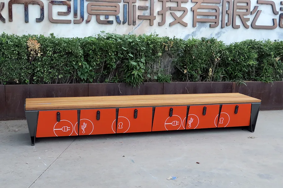 公园坐凳,室外成品坐凳,手机USB插电坐凳,广场坐凳定制
