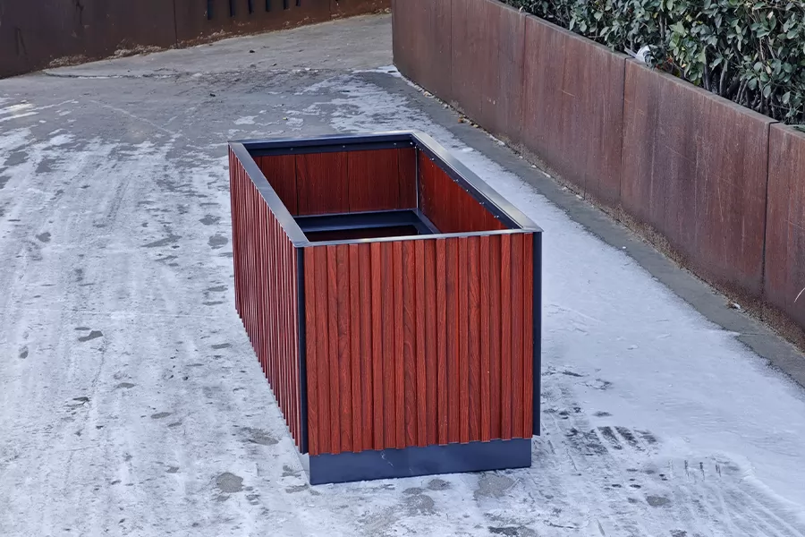 铝合金花箱,户外铝合金花箱,花箱定制厂家,铝合金户外花箱价格